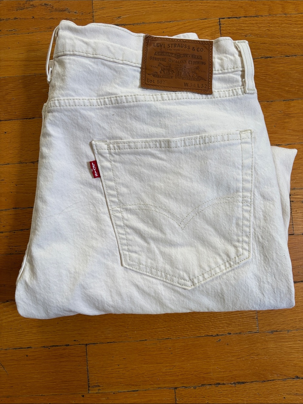 Levi’s 502 34x32 ecru